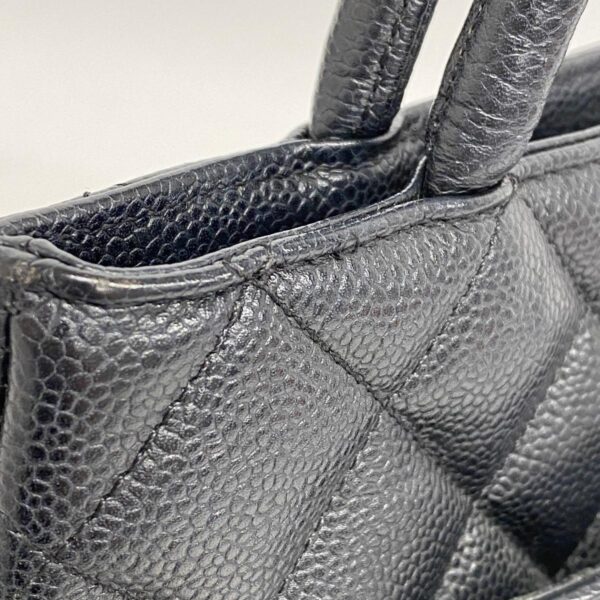 1240001052685 12 Chanel Caviar Skin Lambskin Tote Bag Black