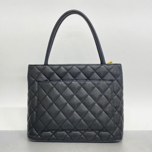 1240001052685 13 Chanel Caviar Skin Lambskin Tote Bag Black