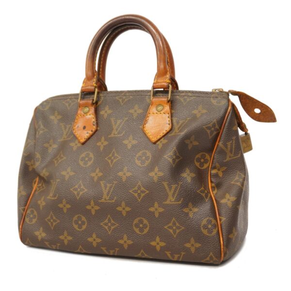 1240001052707 1 Louis Vuitton Speedy 25 Monogram Handbag Brown