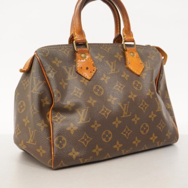 1240001052707 2 Louis Vuitton Speedy 25 Monogram Handbag Brown