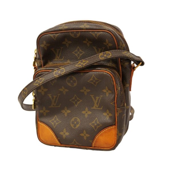 1240001052709 1 Louis Vuitton Amazon Monogram Shoulder Bag Brown