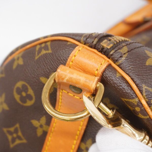 1240001052712 10 Louis Vuitton Keepall Bandouliere 55 Monogram Bag Brown