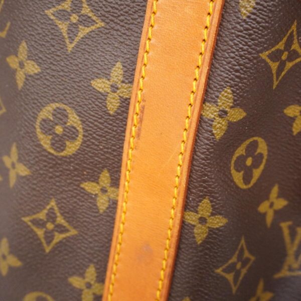 1240001052712 11 Louis Vuitton Keepall Bandouliere 55 Monogram Bag Brown