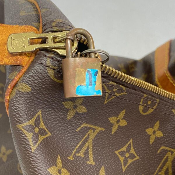 1240001052731 10 Louis Vuitton Keepall 50 Monogram Bag Brown