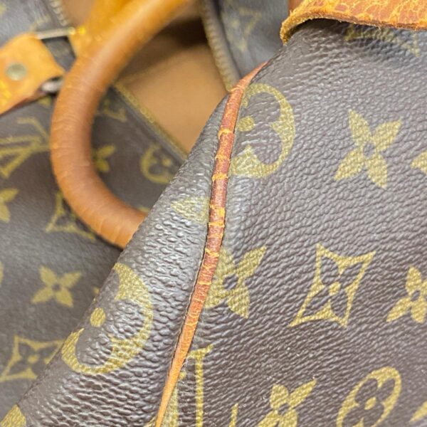 1240001052731 12 Louis Vuitton Keepall 50 Monogram Bag Brown