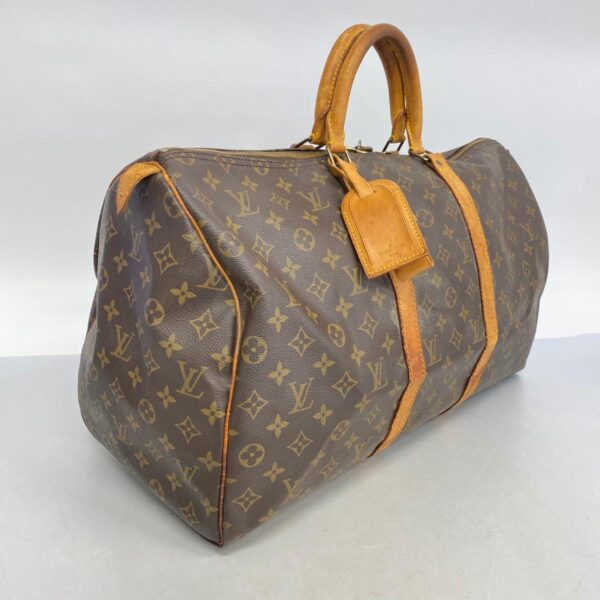 1240001052731 2 Louis Vuitton Keepall 50 Monogram Bag Brown