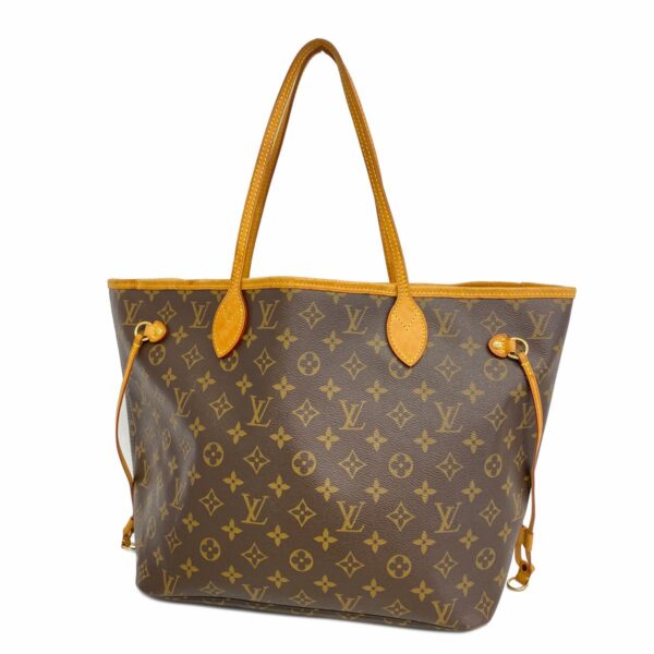 1240001052734 1 Louis Vuitton Neverfull MM Monogram Tote Bag Brown