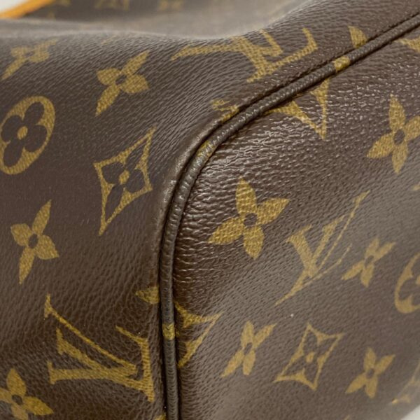 1240001052734 14 Louis Vuitton Neverfull MM Monogram Tote Bag Brown