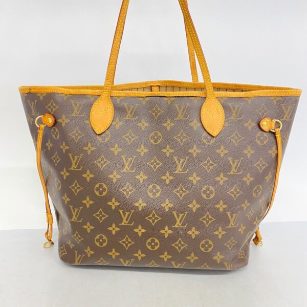 1240001052734 15 Louis Vuitton Neverfull MM Monogram Tote Bag Brown