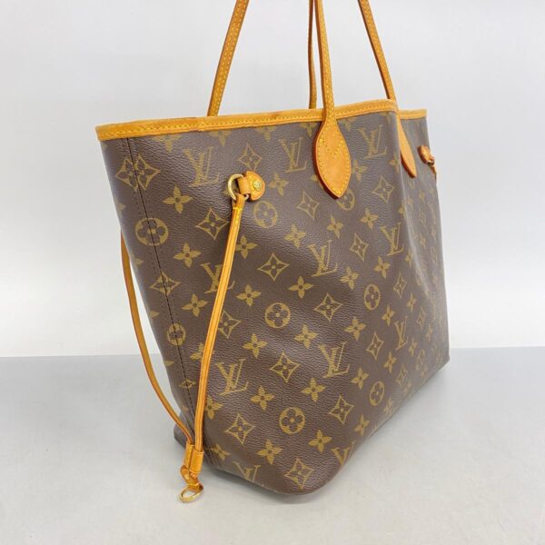 1240001052734 2 Louis Vuitton Neverfull MM Monogram Tote Bag Brown