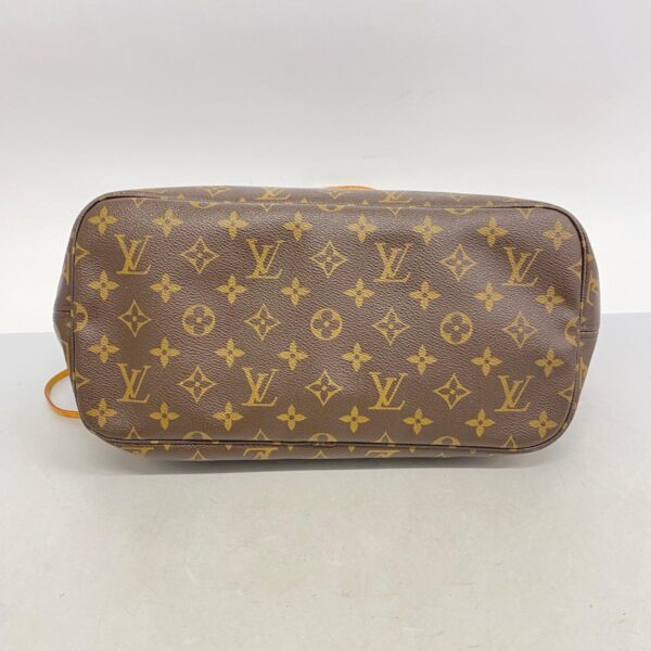 1240001052734 3 Louis Vuitton Neverfull MM Monogram Tote Bag Brown