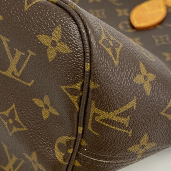 1240001052734 9 Louis Vuitton Neverfull MM Monogram Tote Bag Brown