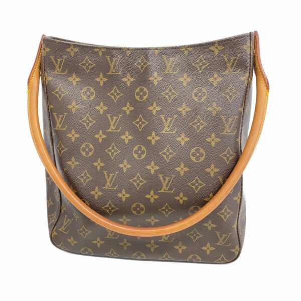 1240001052736 1 1 Louis Vuitton Looping GM Monogram Shoulder Bag Brown