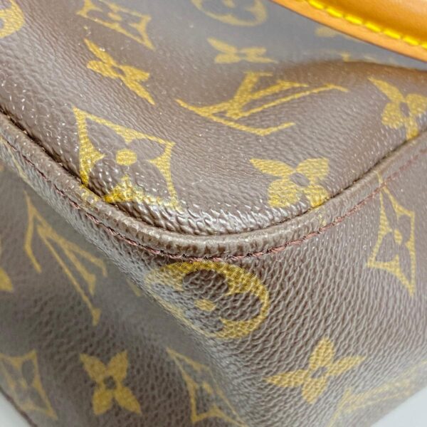 1240001052736 11 1 Louis Vuitton Looping GM Monogram Shoulder Bag Brown