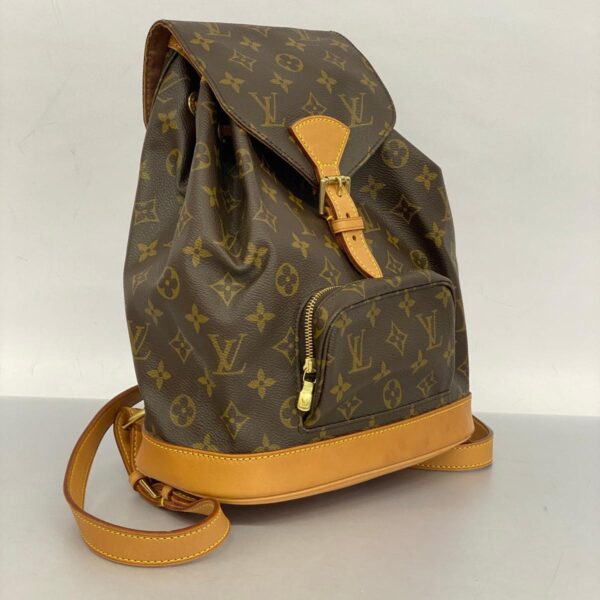 1240001052747 2 Louis Vuitton Monsouris MM Monogram Rucksack Brown