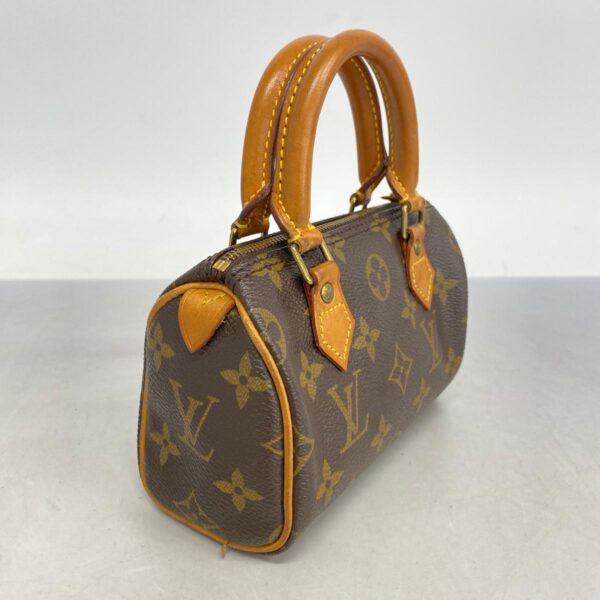 1240001052754 2 Louis Vuitton Mini Speedy Monogram Handbag Brown