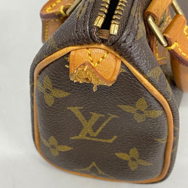 1240001052754 7 Louis Vuitton Mini Speedy Monogram Handbag Brown