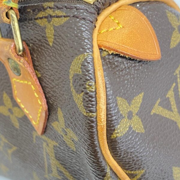 1240001052754 8 Louis Vuitton Mini Speedy Monogram Handbag Brown