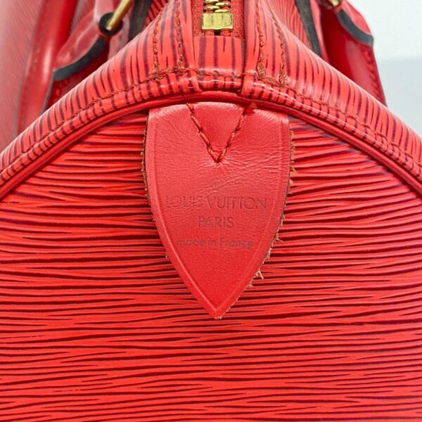 1240001052756 5 Louis Vuitton Speedy 30 Epi Handbag Castilian Red