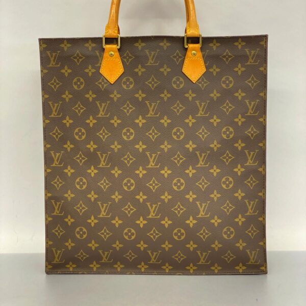 1240001052762 13 Louis Vuitton Sac Plat Monogram Tote Bag Brown