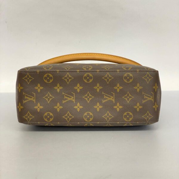 1240001052763 3 Louis Vuitton Looping GM Monogram Shoulder Bag Brown