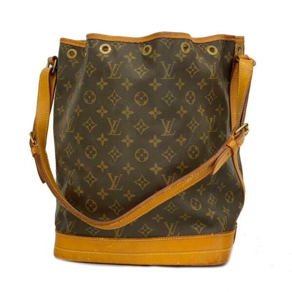 1240001052766 1 1 Louis Vuitton Noe Monogram Shoulder Bag Brown