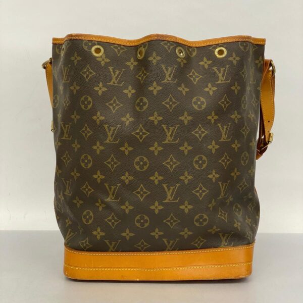 1240001052766 12 1 Louis Vuitton Noe Monogram Shoulder Bag Brown