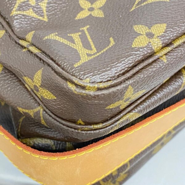 1240001052787 6 Louis Vuitton Naviglio Monogram Shoulder Bag Brown