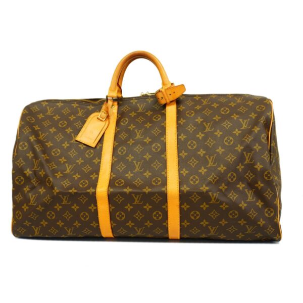 1240001052793 1 Louis Vuitton Keepall 60 Monogram Bag Brown