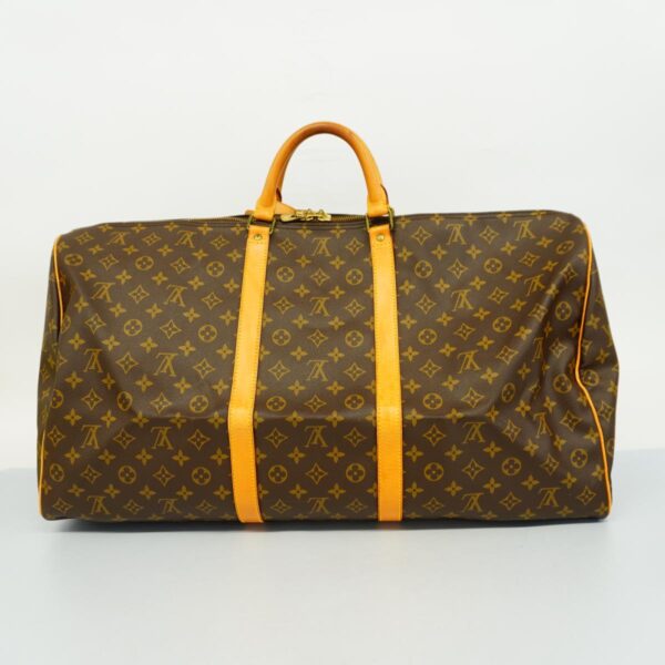 1240001052793 16 Louis Vuitton Keepall 60 Monogram Bag Brown