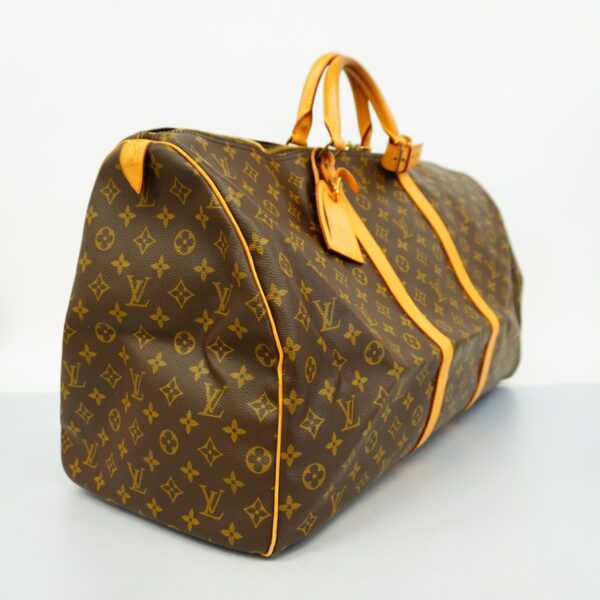 1240001052793 2 Louis Vuitton Keepall 60 Monogram Bag Brown