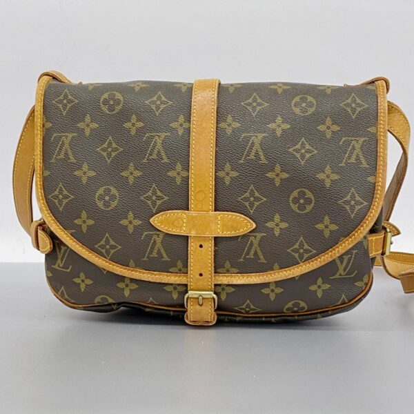 1240001052813 13 Louis Vuitton Saumur 30 Monogram Shoulder Bag Brown