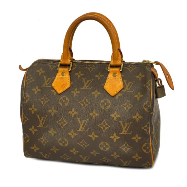 1240001052828 1 Louis Vuitton Speedy 25 Monogram Handbag Brown