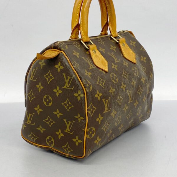 1240001052828 2 Louis Vuitton Speedy 25 Monogram Handbag Brown