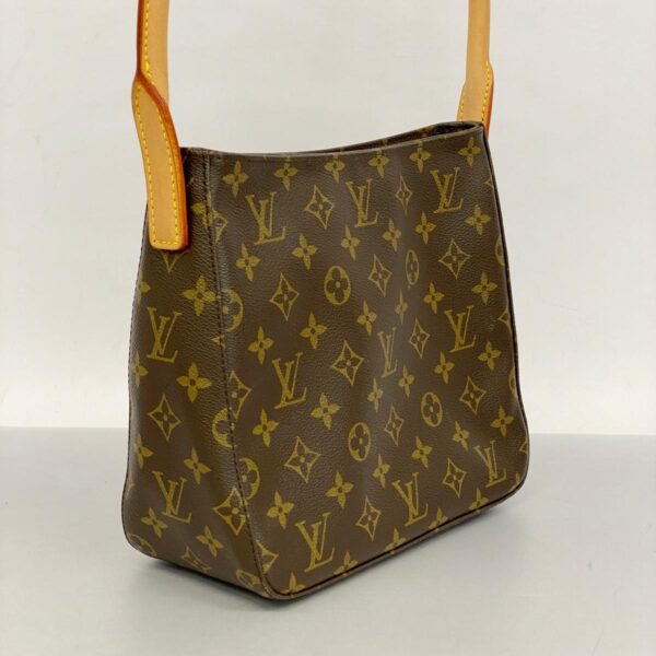 1240001052829 2 Louis Vuitton Looping MM Monogram Shoulder Bag Brown