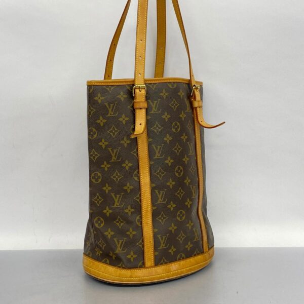 1240001052832 2 Louis Vuitton Bucket GM Monogram Tote Bag Brown