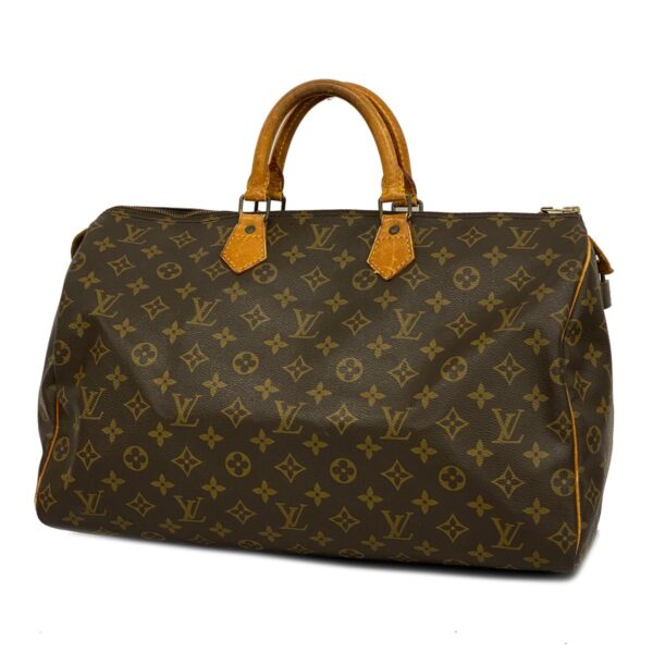 1240001052833 1 Louis Vuitton Speedy 40 Monogram Handbag Brown