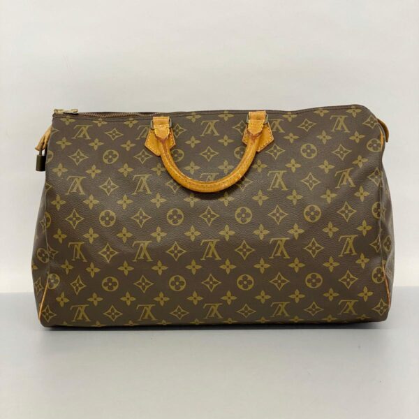 1240001052833 15 Louis Vuitton Speedy 40 Monogram Handbag Brown