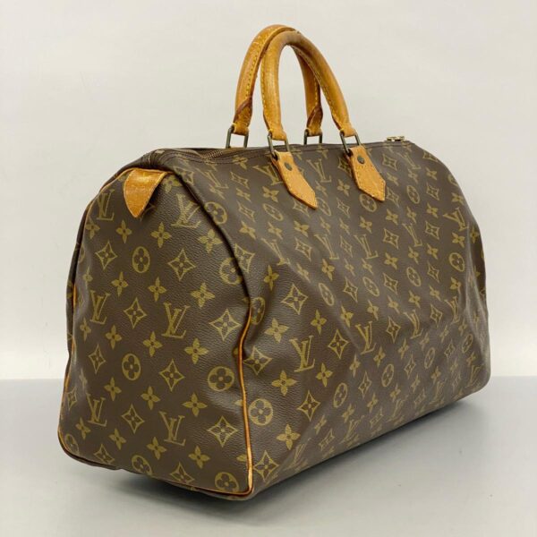 1240001052833 2 Louis Vuitton Speedy 40 Monogram Handbag Brown