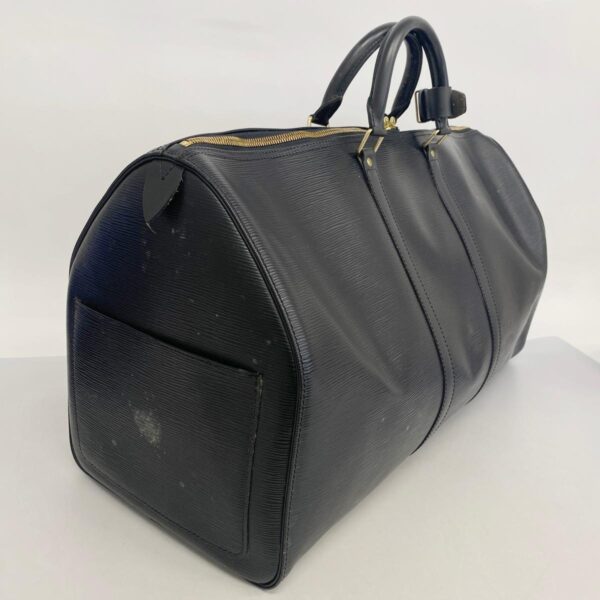 1240001052835 2 Louis Vuitton Keepall 55 Epi Bag Noir