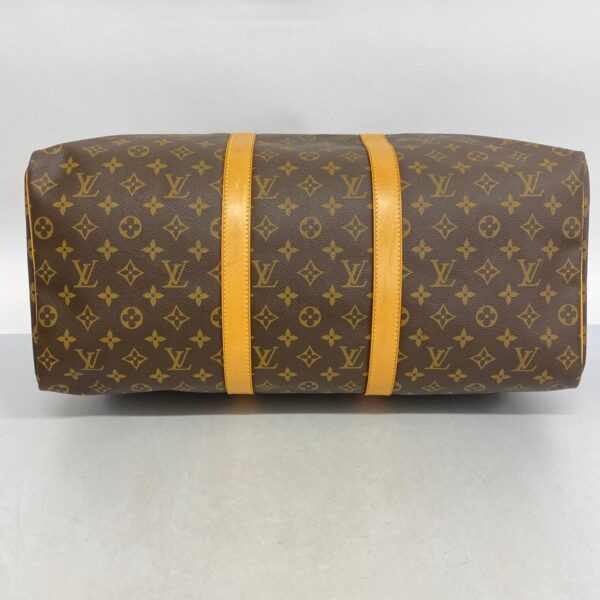 1240001052846 3 Louis Vuitton Keepall 50 Monogram Bag Brown