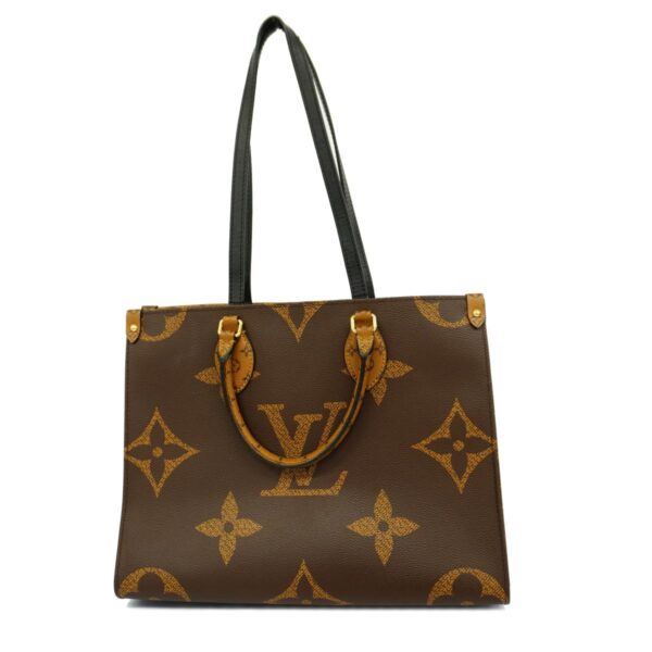 1240001052851 1 Louis Vuitton On the Go MM Monogram Giant Two Way Bag Brown