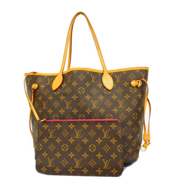 1240001052852 1 Louis Vuitton Neverfull MM Monogram Tote Bag Pivoine