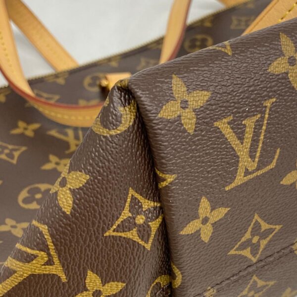 1240001052864 6 Louis Vuitton Jena MM Monogram Tote Bag Brown