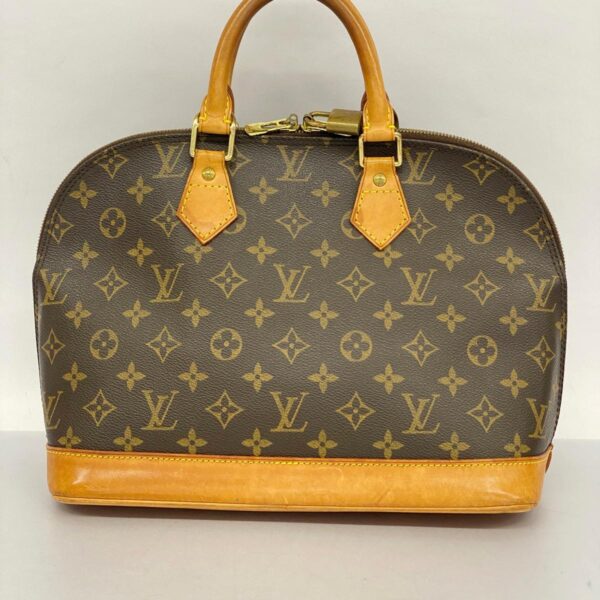 1240001052874 13 Louis Vuitton Alma Monogram Handbag Brown