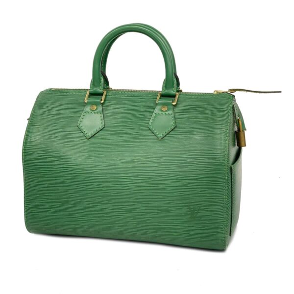 1240001052876 1 Louis Vuitton Speedy 25 Epi Handbag Borneo Green