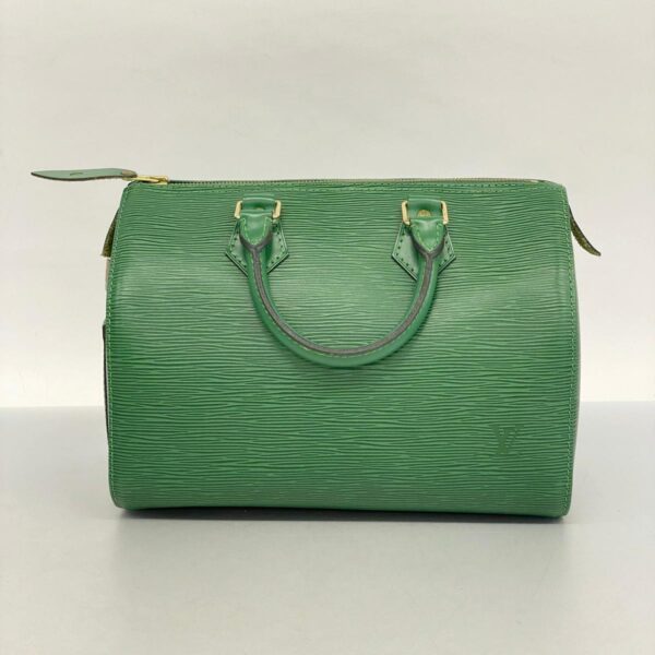 1240001052876 14 Louis Vuitton Speedy 25 Epi Handbag Borneo Green