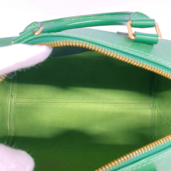 1240001052876 4 Louis Vuitton Speedy 25 Epi Handbag Borneo Green