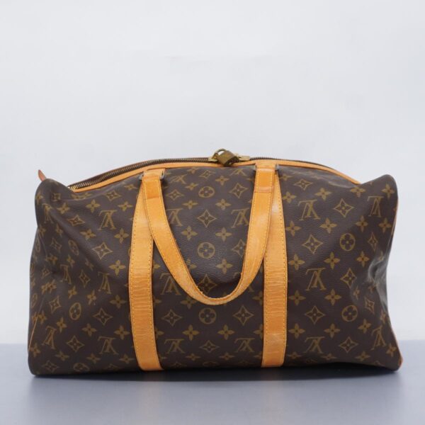 1240001052912 12 Louis Vuitton Saxophone Pool 45 Monogram Bag Brown