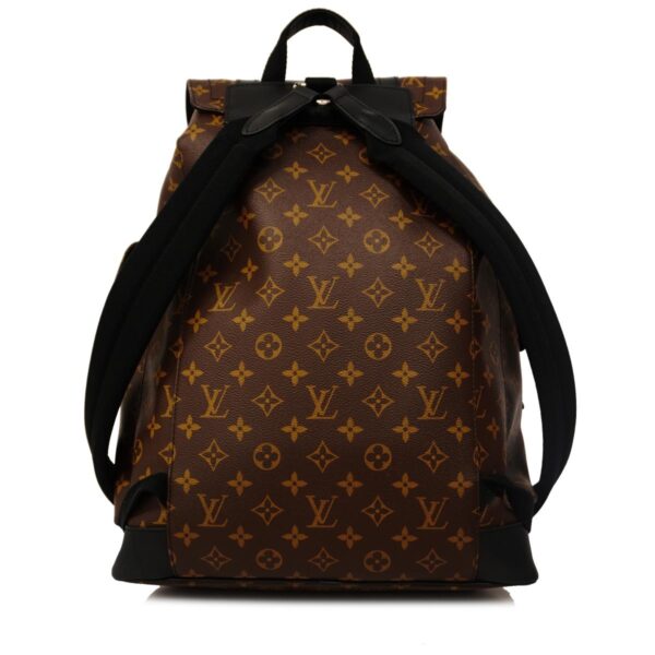 1240001052952 10 Louis Vuitton Christopher MM Monogram Macassar Rucksack Brown Black